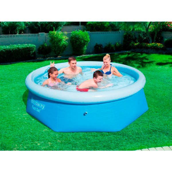 Bestway aufblasbarer runder Swimmingpool 2300l Ø244x66 cm