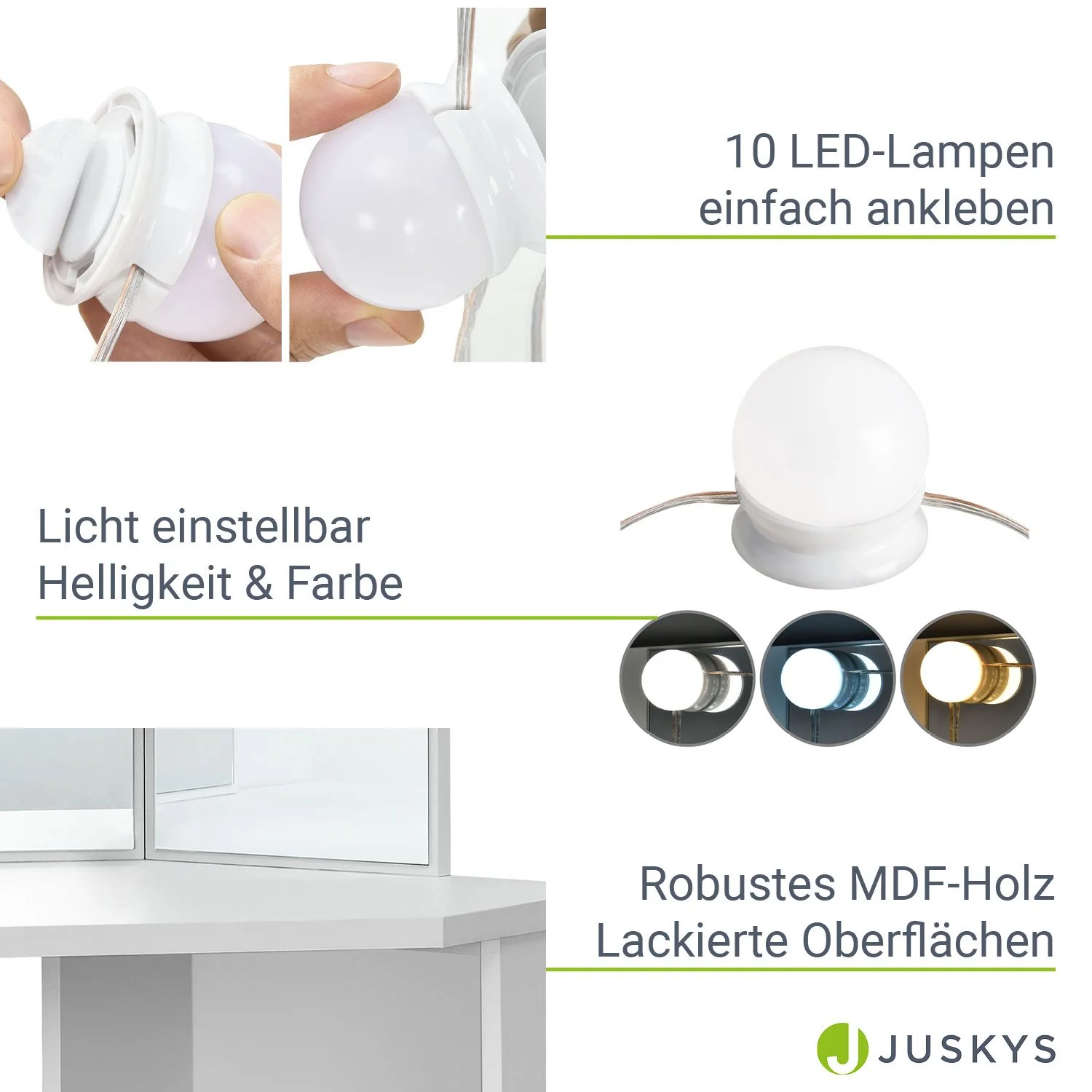 Meuble-lavabo d'angle Nova 2025 avec éclairage LED