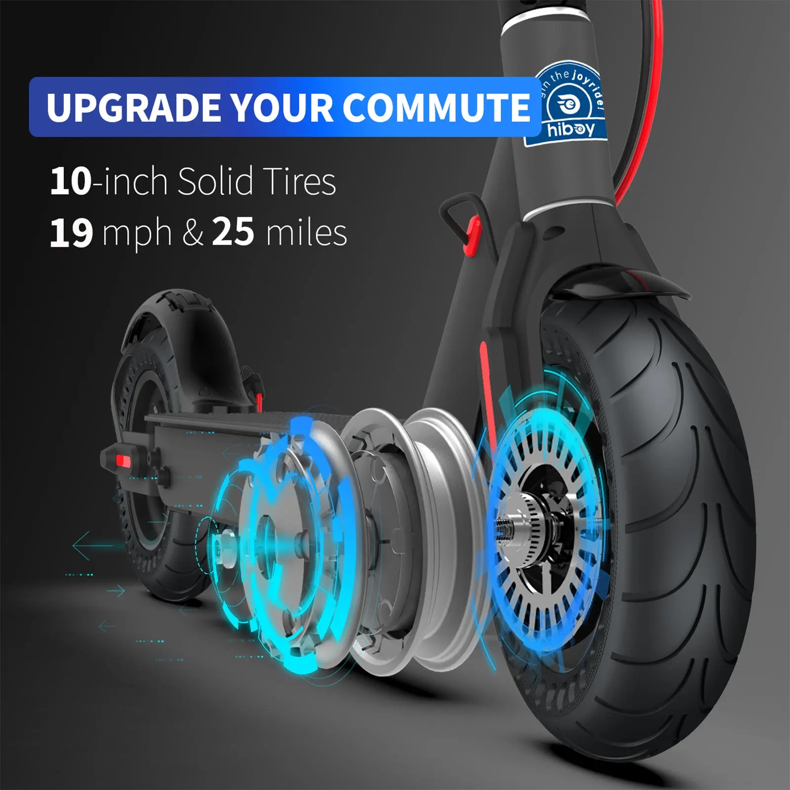 2025 Hiboy S2 Pro el-scooter til daglig pendling