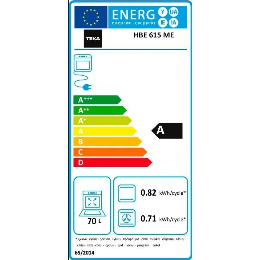 Teka HBE615 Multifunktionsbackofen