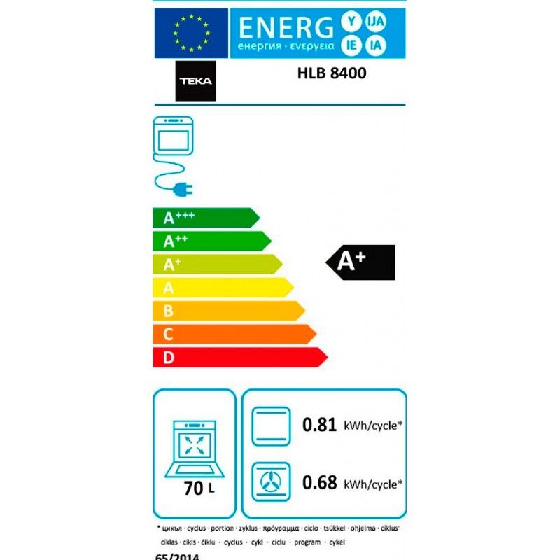 Teka HLB8400 Weißer G1N Backofen 111000004