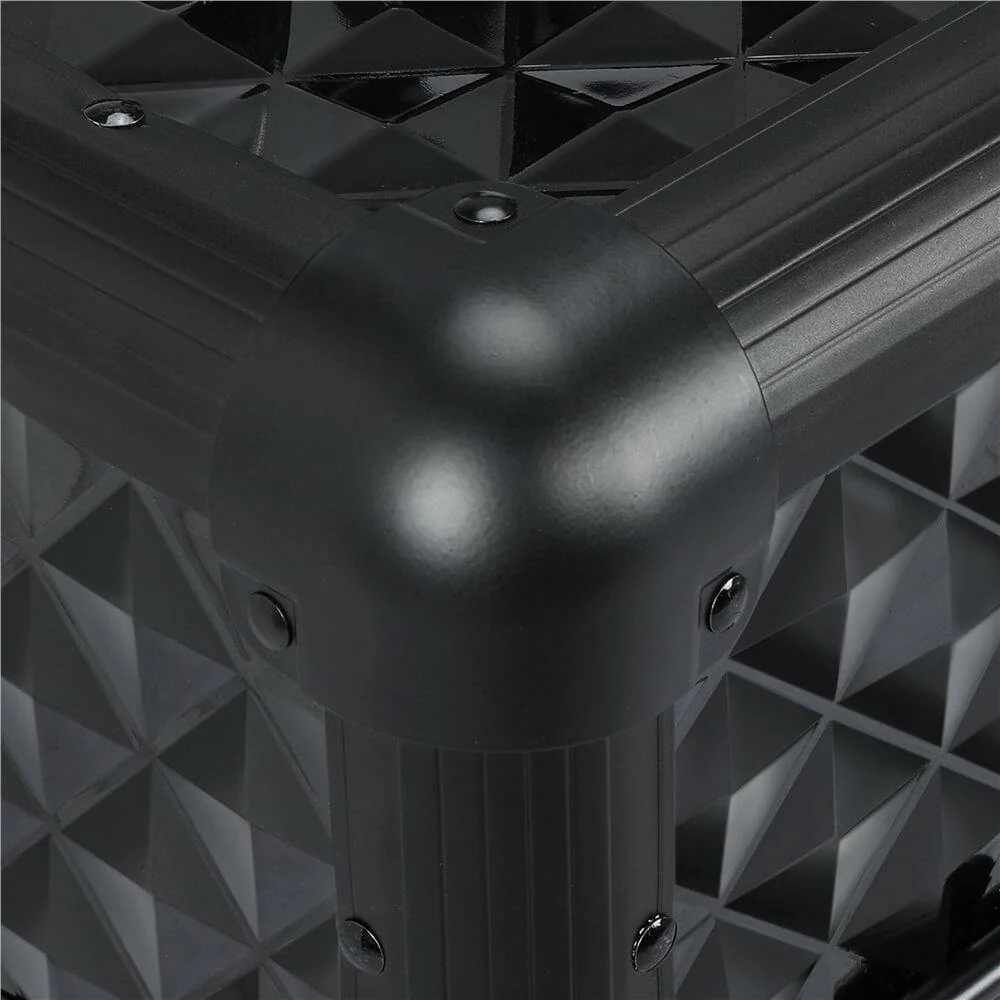 Yaheetech Kosmetikkoffer, schwarz, 55,5 cm (21,8 Zoll)