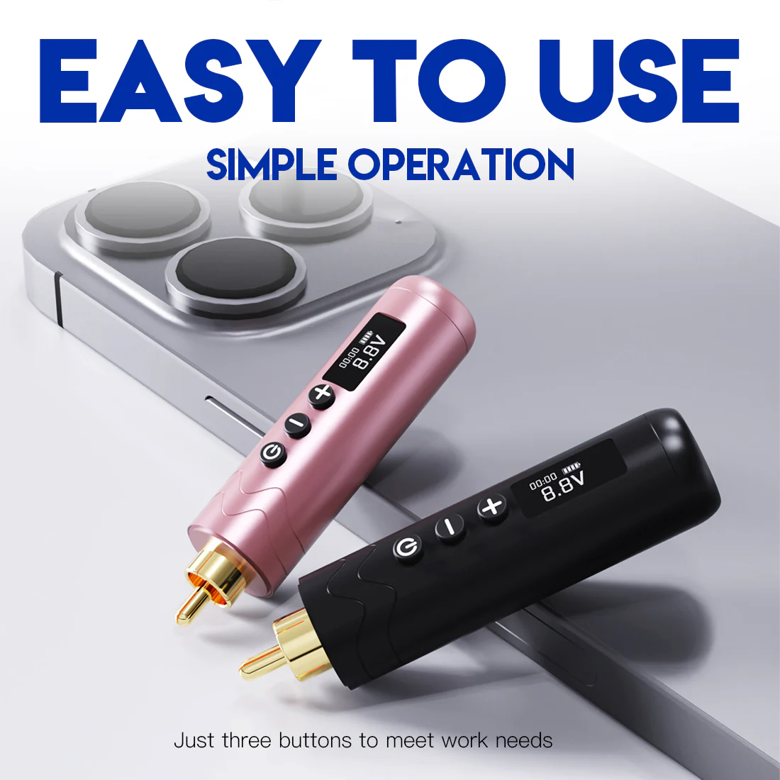 Mast Tour2 Akku-Set für kabellose Tätowiermaschinen im Stiftformat