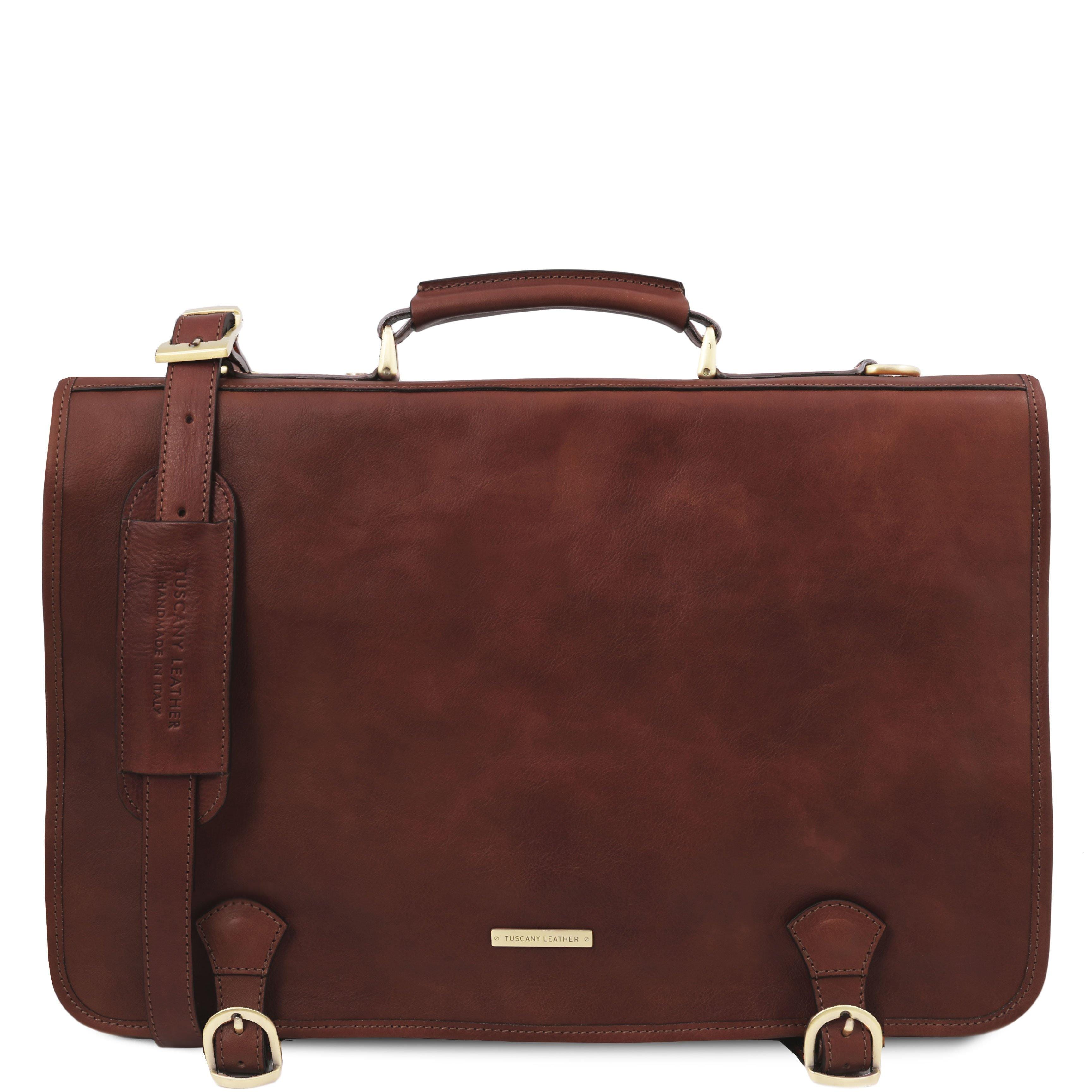 Ancona - Leather messenger bag | TL142073