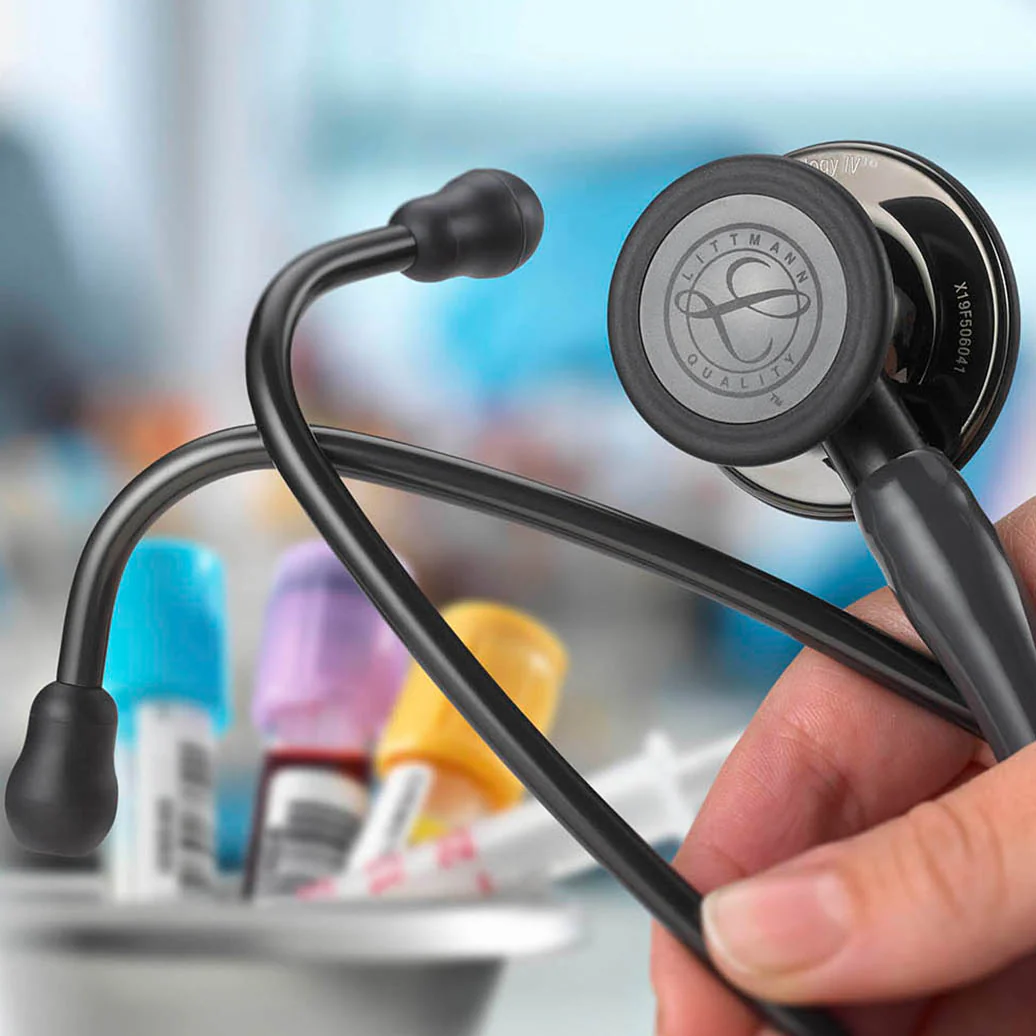 2025 Littmann Cardiology IV diagnostisk stetoskop: Helsort 6163