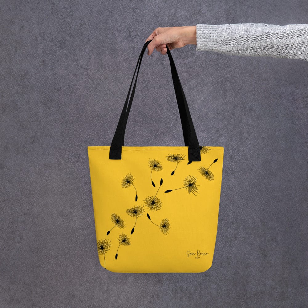 Yellow Dandelion Tote Bag