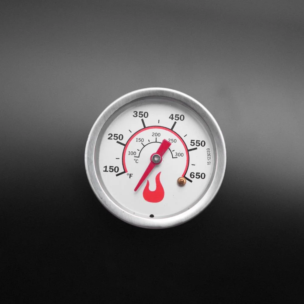 UBesGoo tragbarer Holzkohlegrill mit seitlichem Räuchereinsatz aus Stahl für Camping. Schwarz.