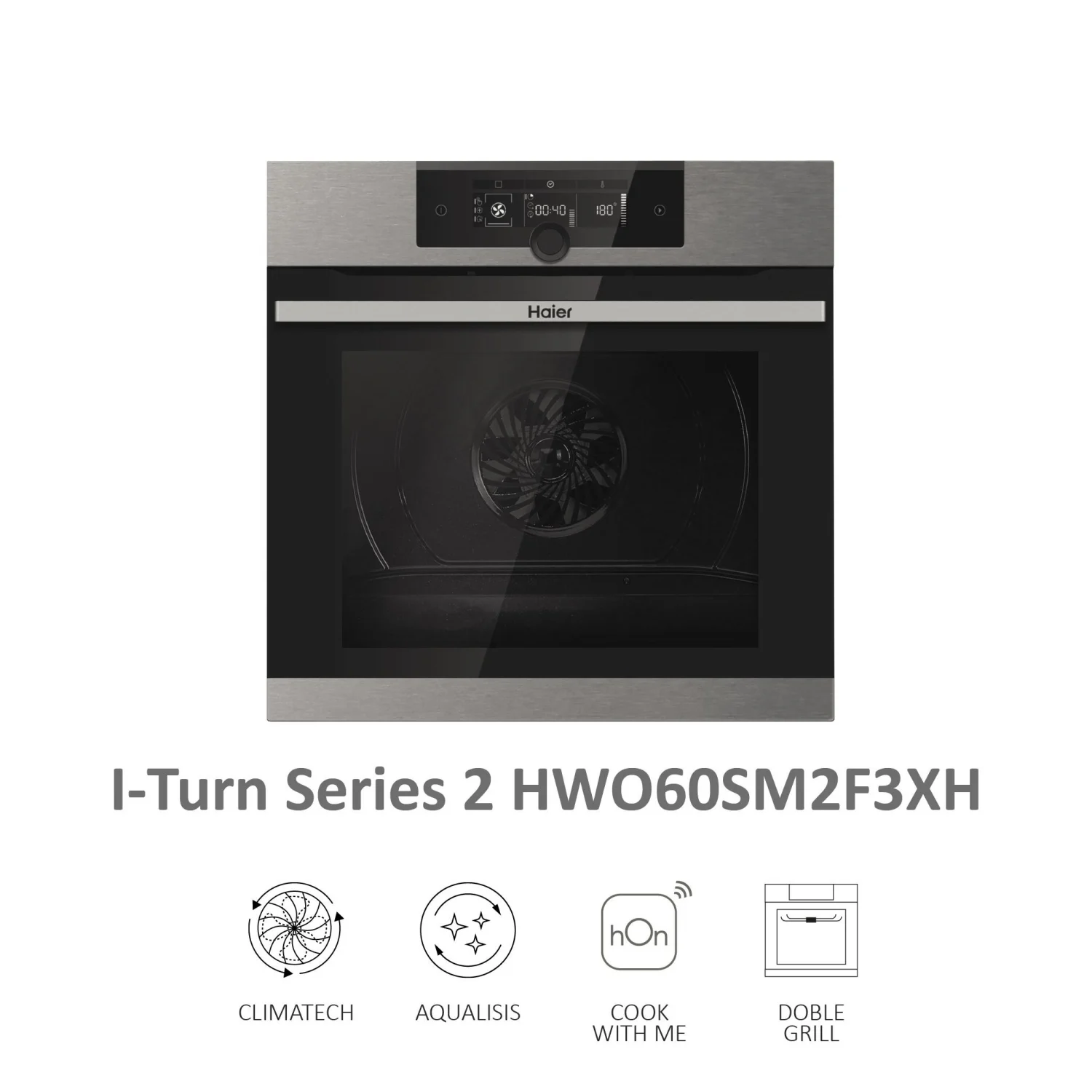 Haier Multifunktionsbackofen A+ HWO60SM2F3XH