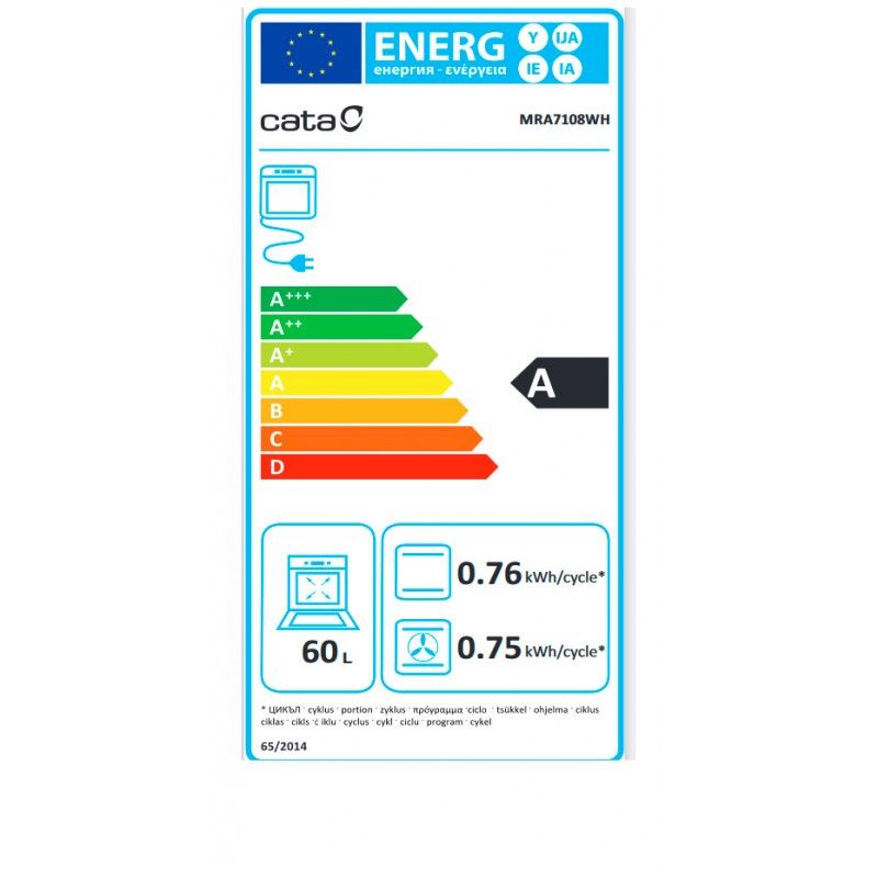 Cata Mra7108wh Backofen