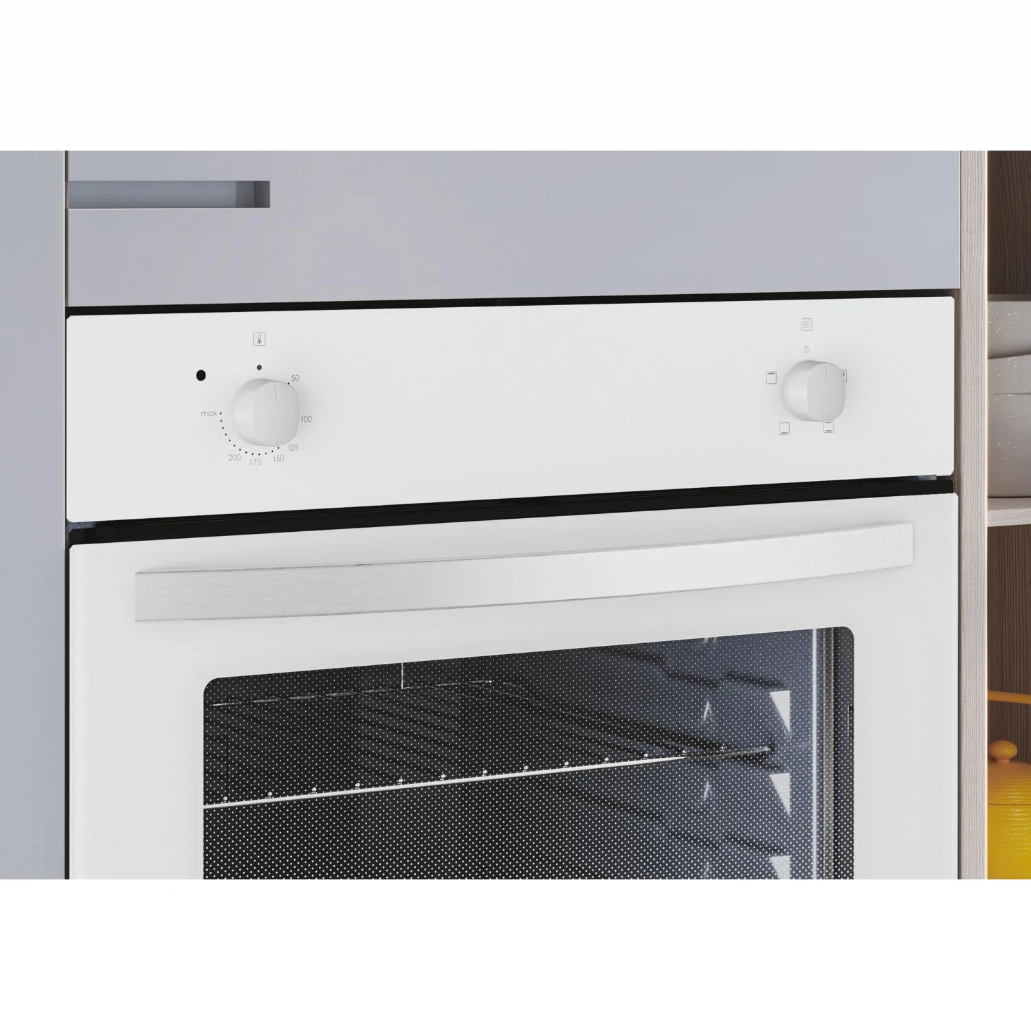 Candy FIDC B100 Backofen, 2100 W, 70 l, Klapptür, 3 Kochfunktionen, Energieeffizienzklasse A – Weiß