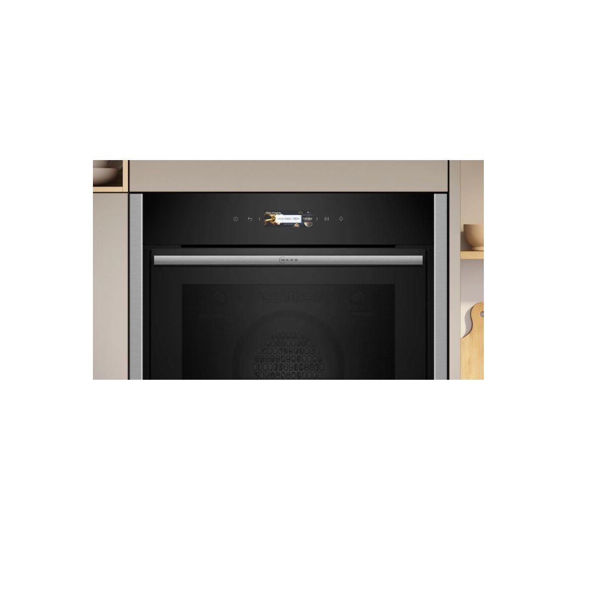 Neff Einbau-Multifunktionsbackofen 71 l 60 cm mit Hydrolyse, Schwarz - B54cr31n0