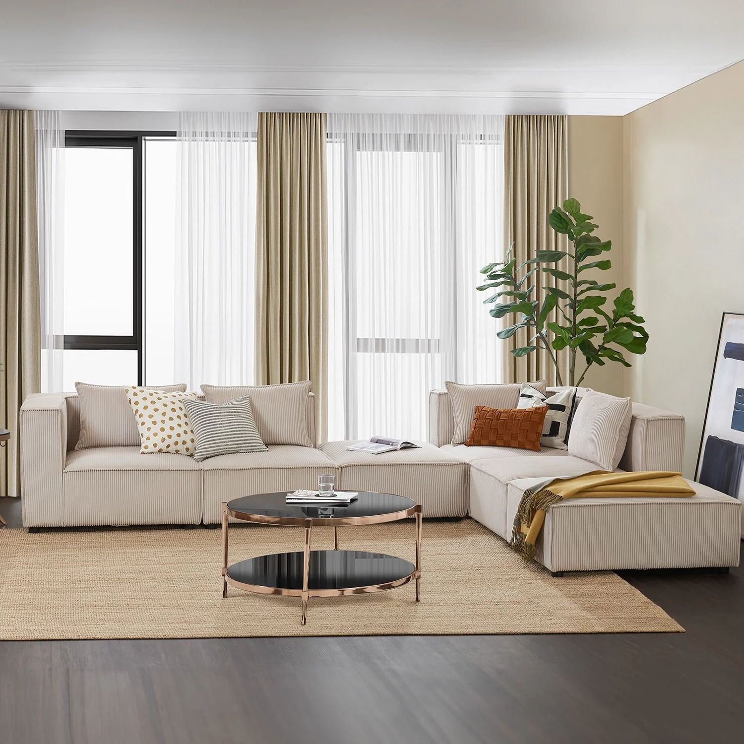 Canapé modulaire Domas XXL 2025 – salon modulaire