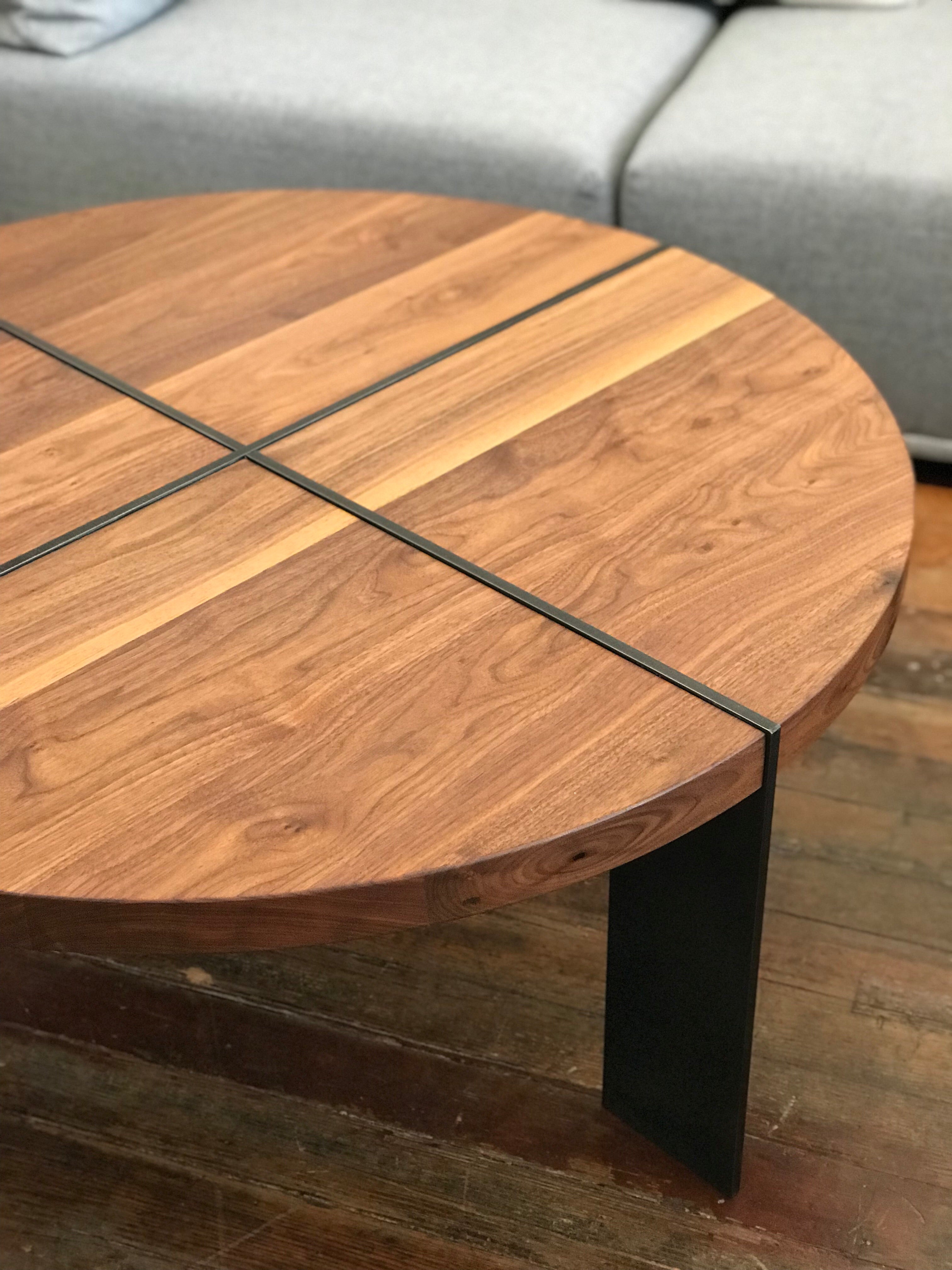 Mesa de centro Dial - Nogal