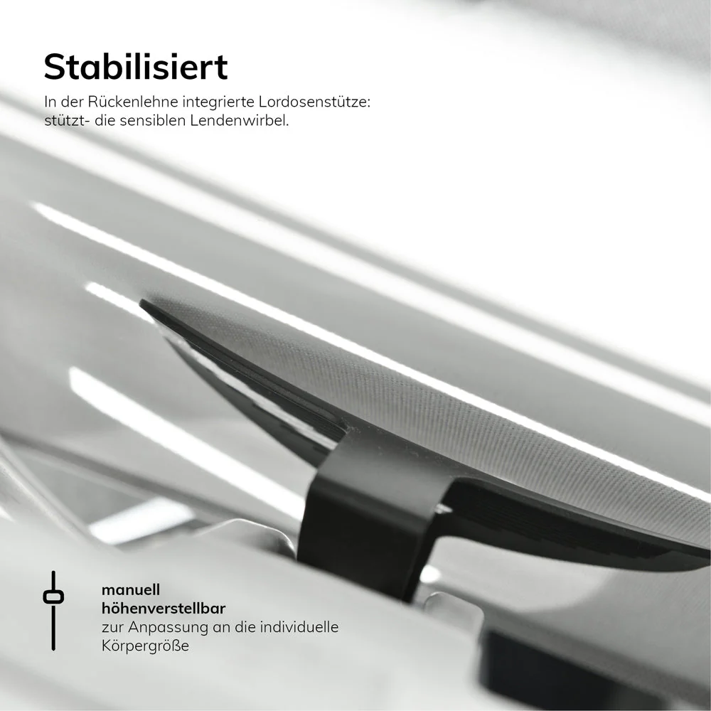 2025 Agilis Matrix MT13 Langsomt lænende kontorstol med netryg SPECIALUDGAVE Ren sort