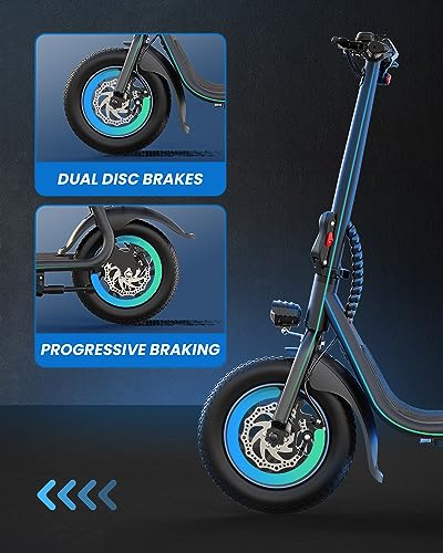 Trottinette électrique URBANMAX C1 avec siège, moteur puissant de 450 W et autonomie jusqu'à 22 miles