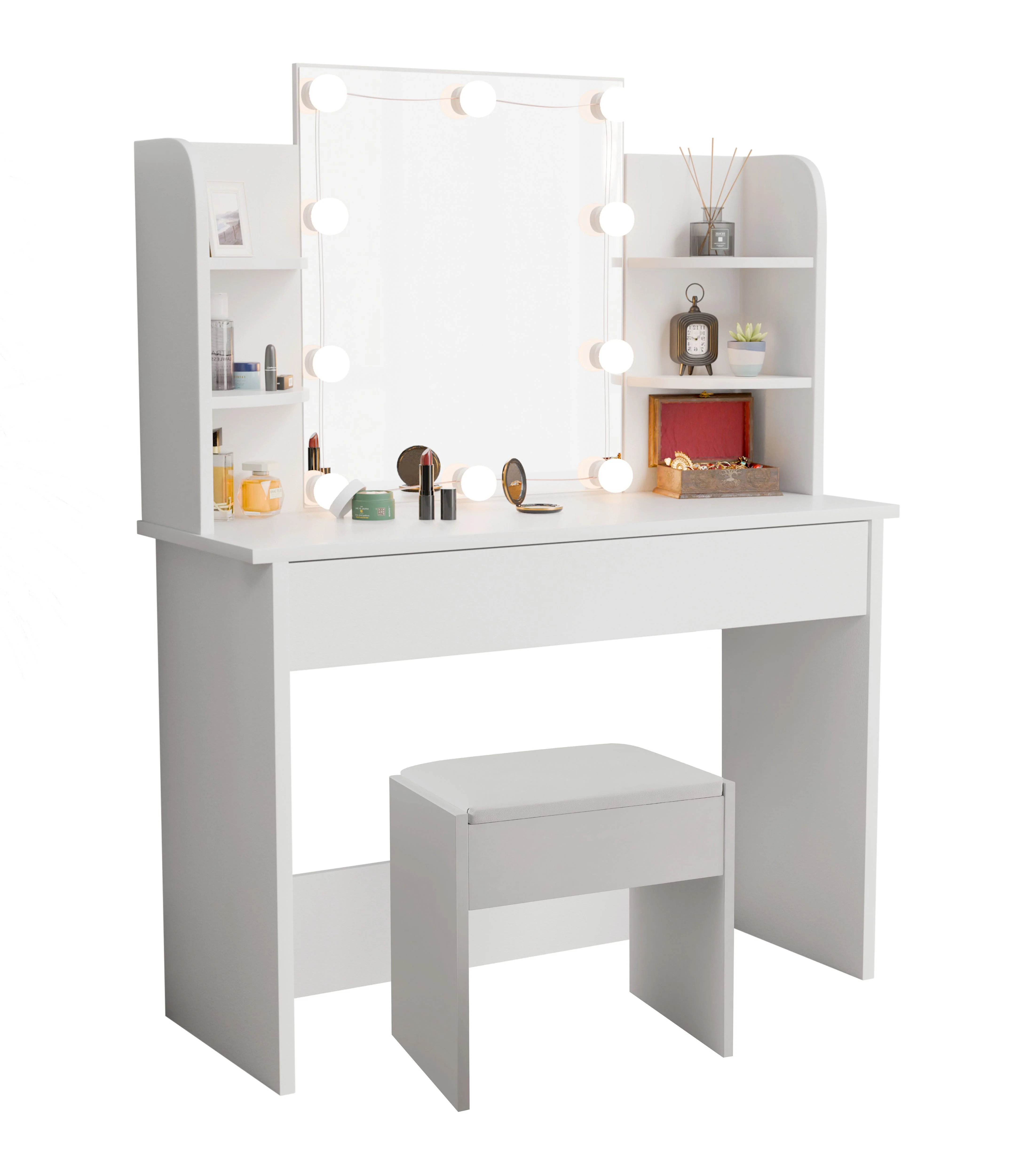 Coiffeuse Bella 2025 avec tabouret Melly