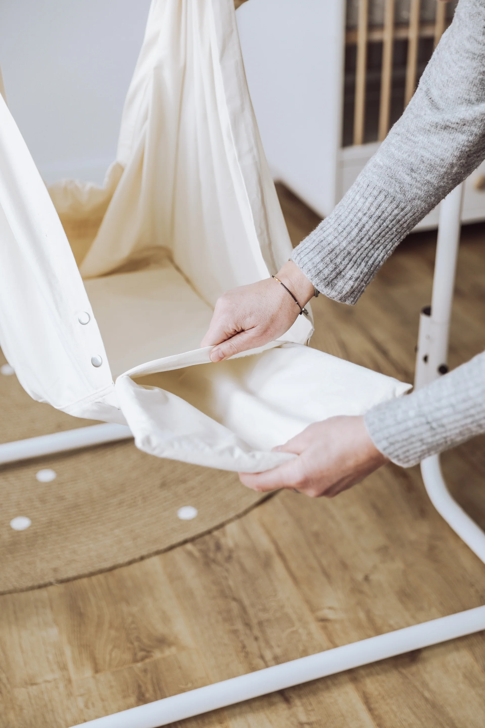 Kokosnusseinsatz für Hängematte