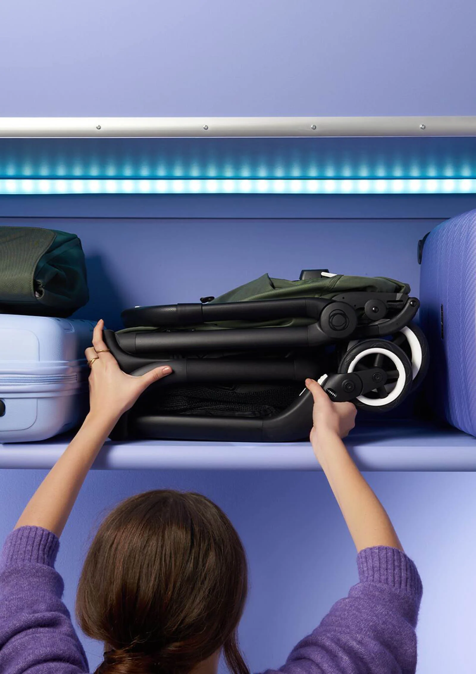 2025 Butterfly Kinderwagen Schwarz / Mitternachtsschwarz