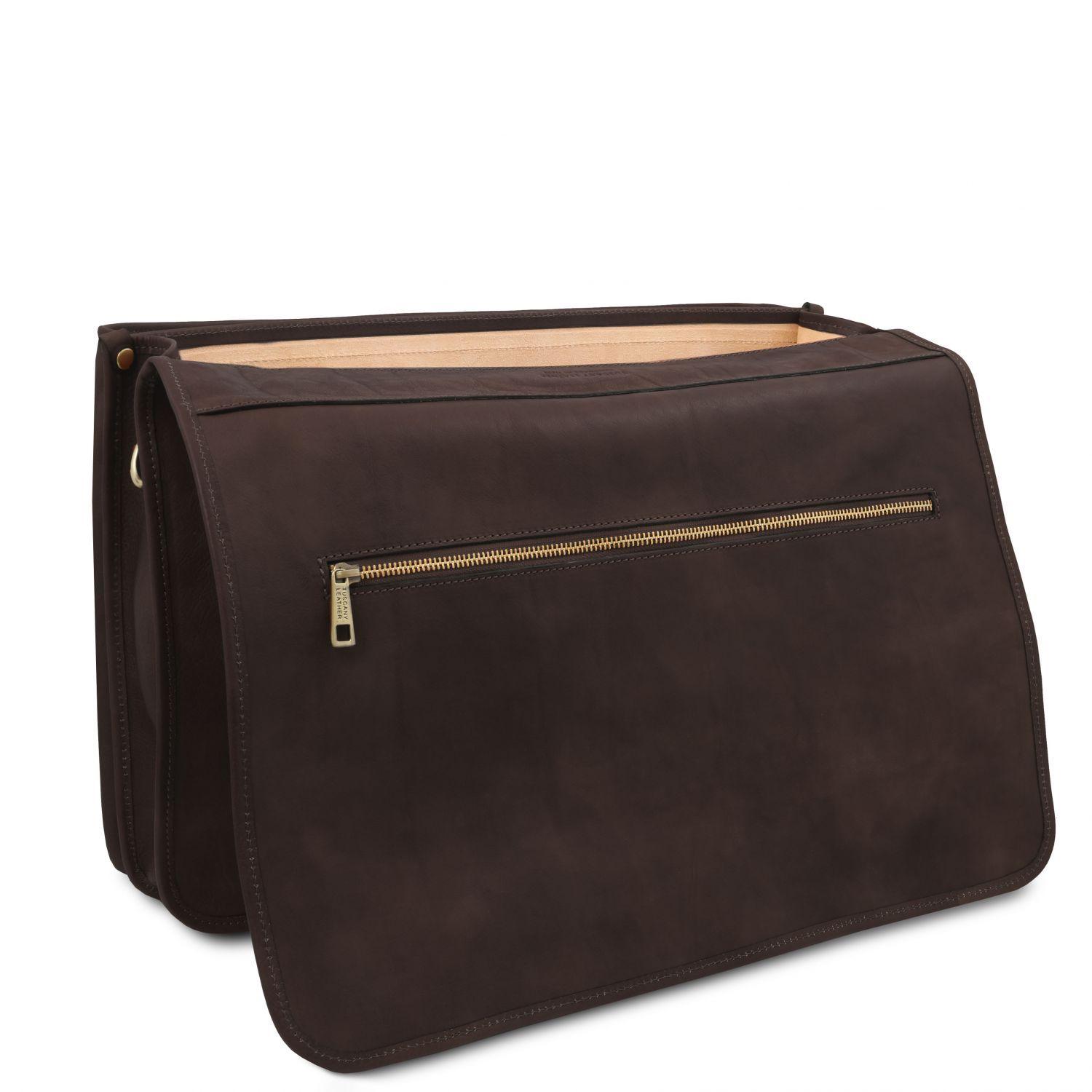 Ancona - Leather messenger bag | TL142073