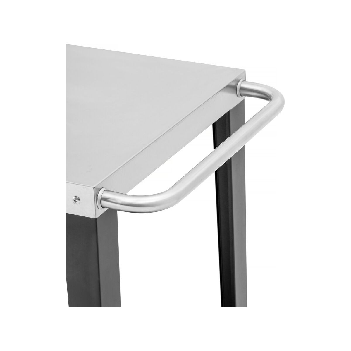 Servierwagen „Gelia“ für Grillgerichte, 117 x 59 cm – Edelstahl – Schwarz