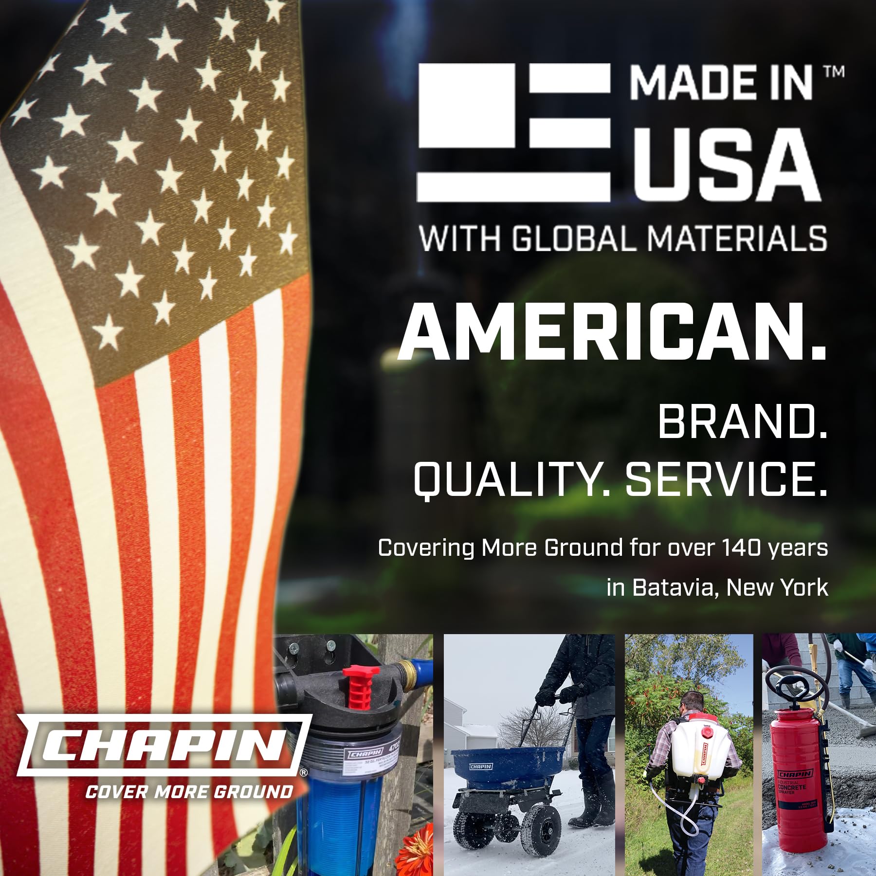 Chapin 63924 Sprühgerät für Düngemittel, Herbizide und Pestizide