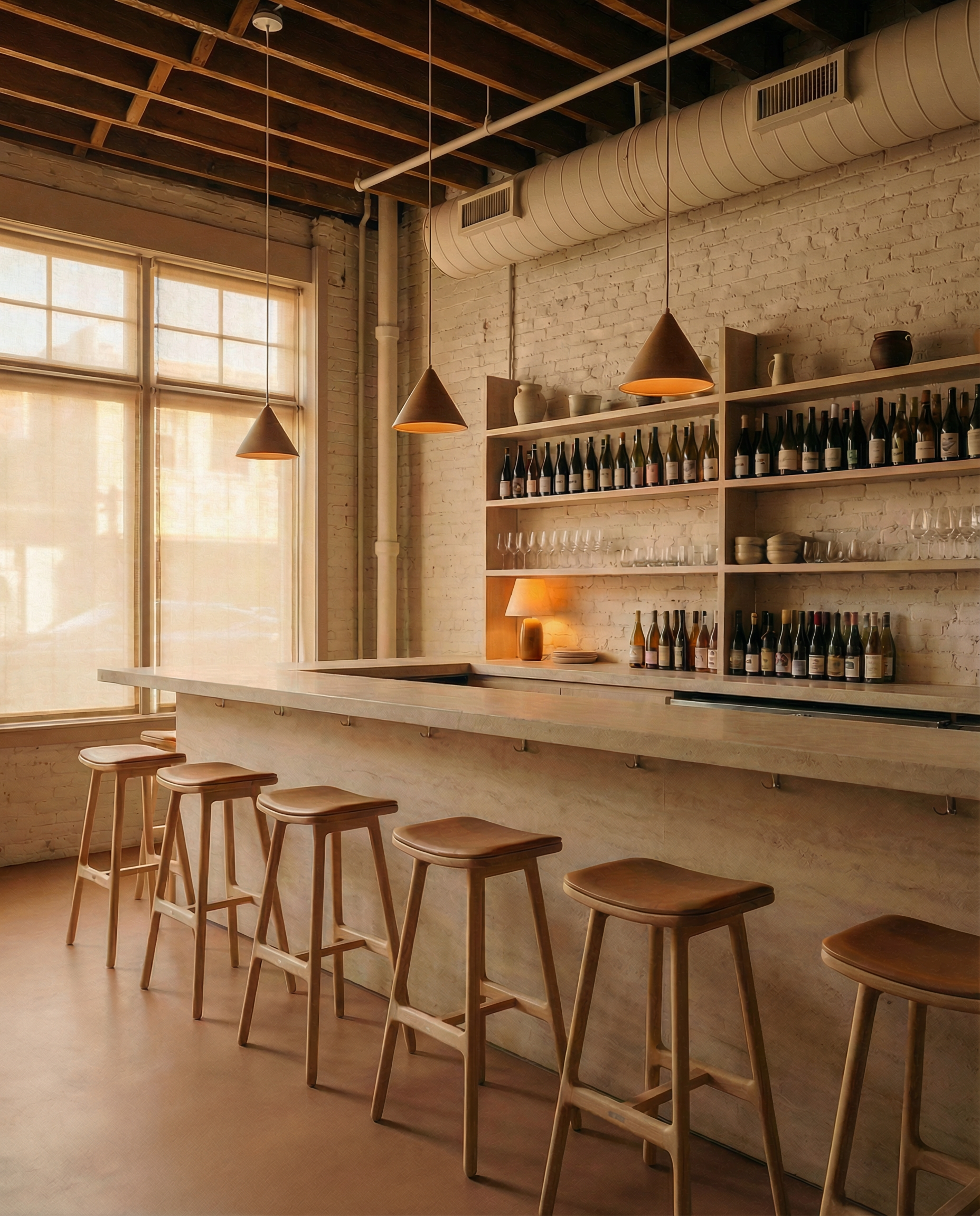 Taburete de mostrador Odd | Cuero