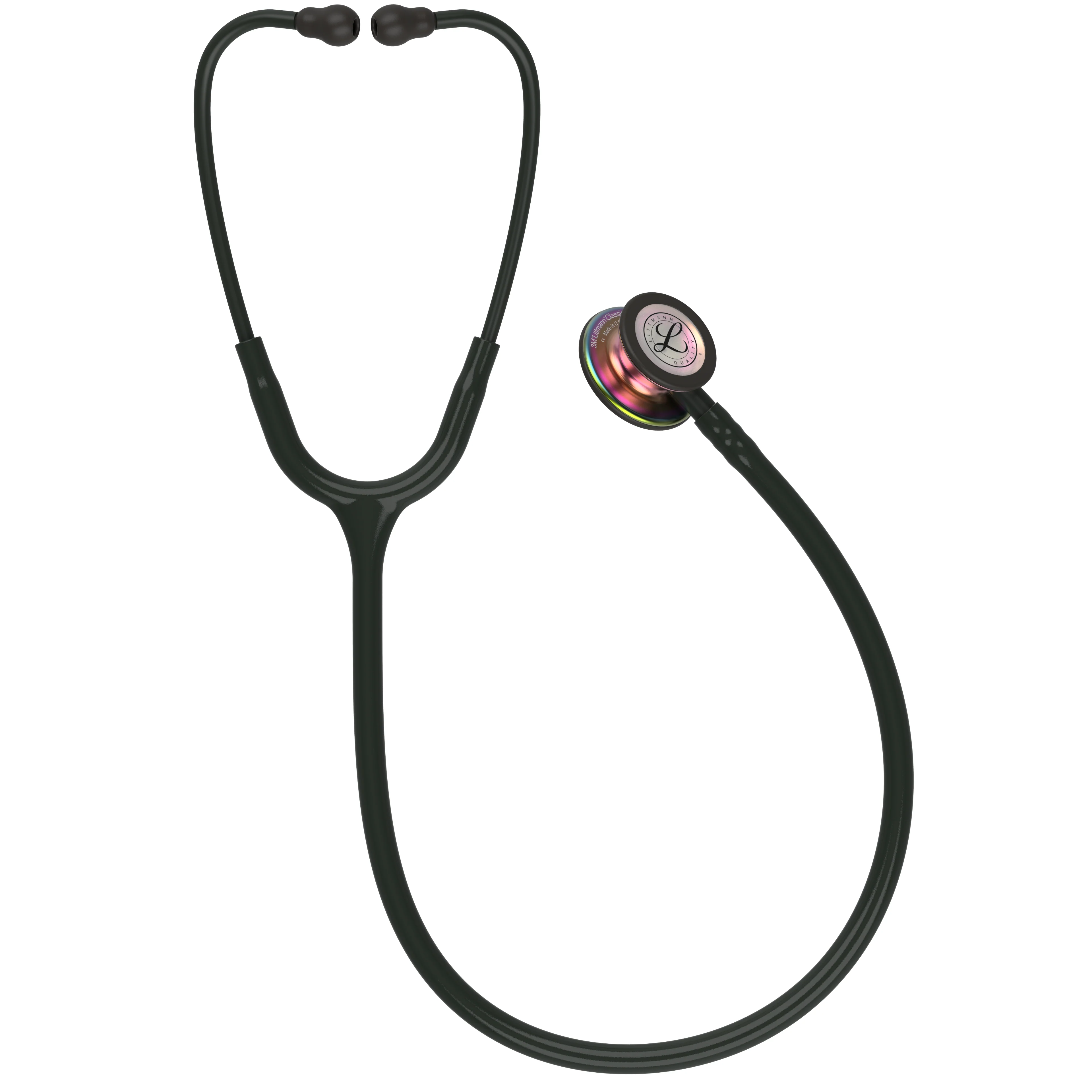 Stéthoscope de surveillance Littmann Classic III 2025 : Arc-en-ciel et noir 5870
