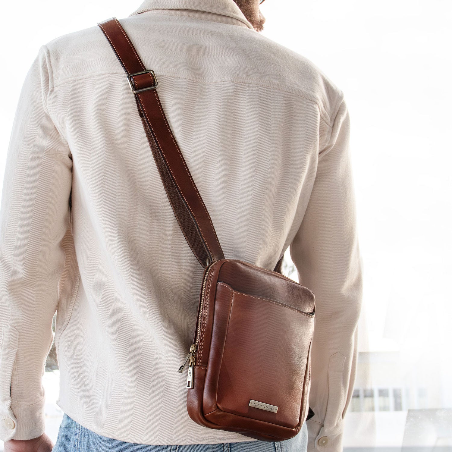 Mark - Matte Leather Crossbody Bag | TL142428