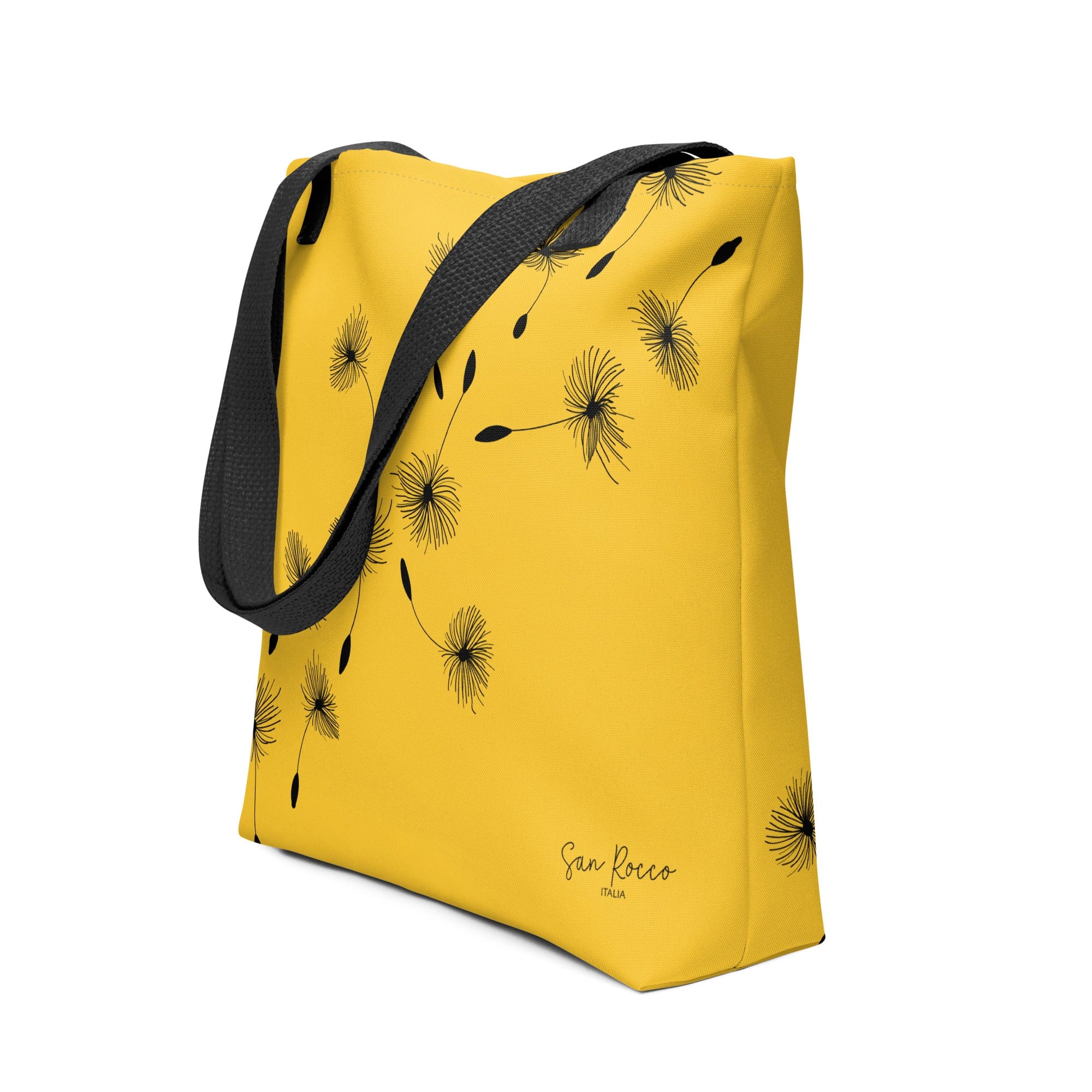 Yellow Dandelion Tote Bag
