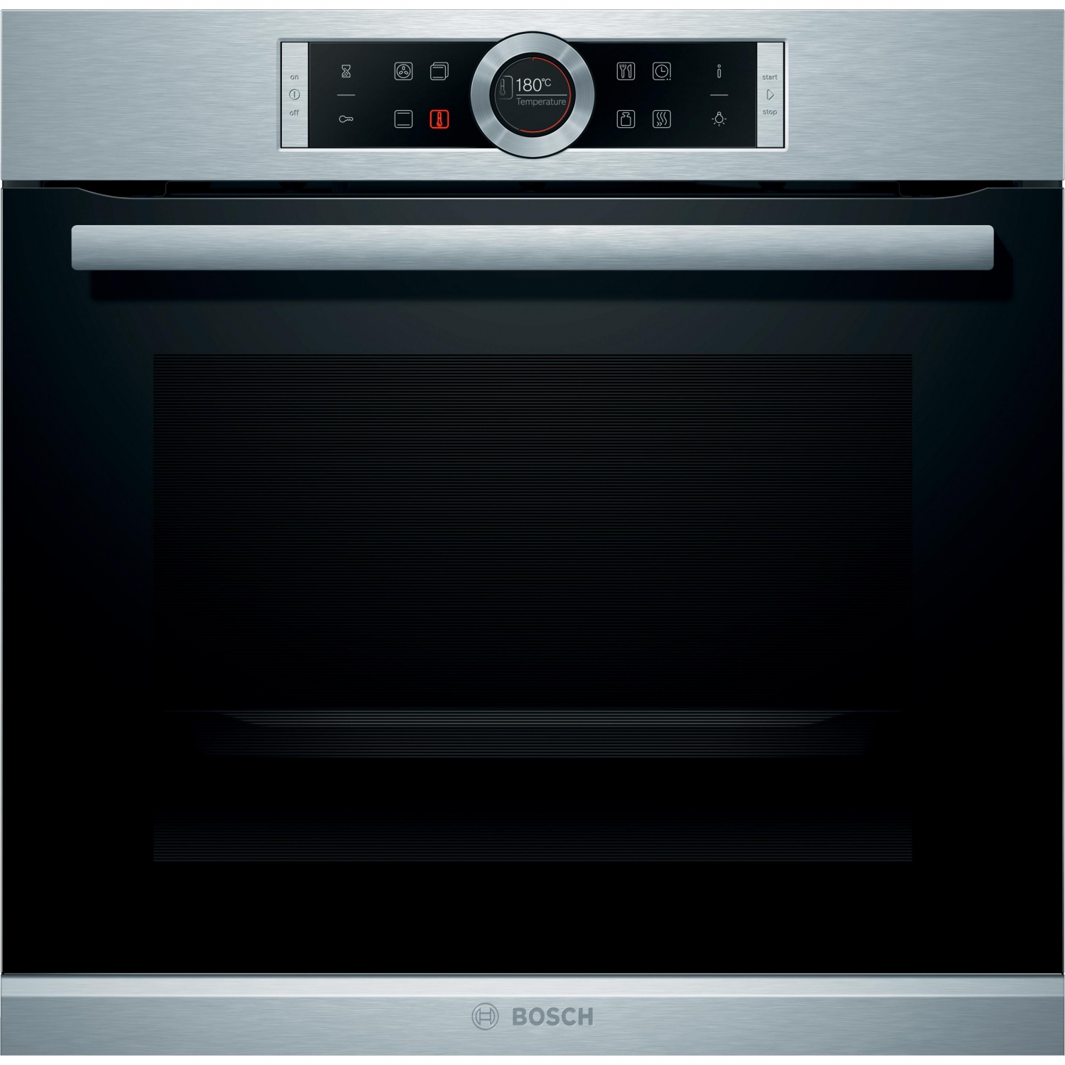 Bosch HBG635NS1 Multifunktionsbackofen, 3,6 kW, 71 l, Klapptür, 13 Kochfunktionen, Energieeffizienzklasse A+ – Edelstahl
