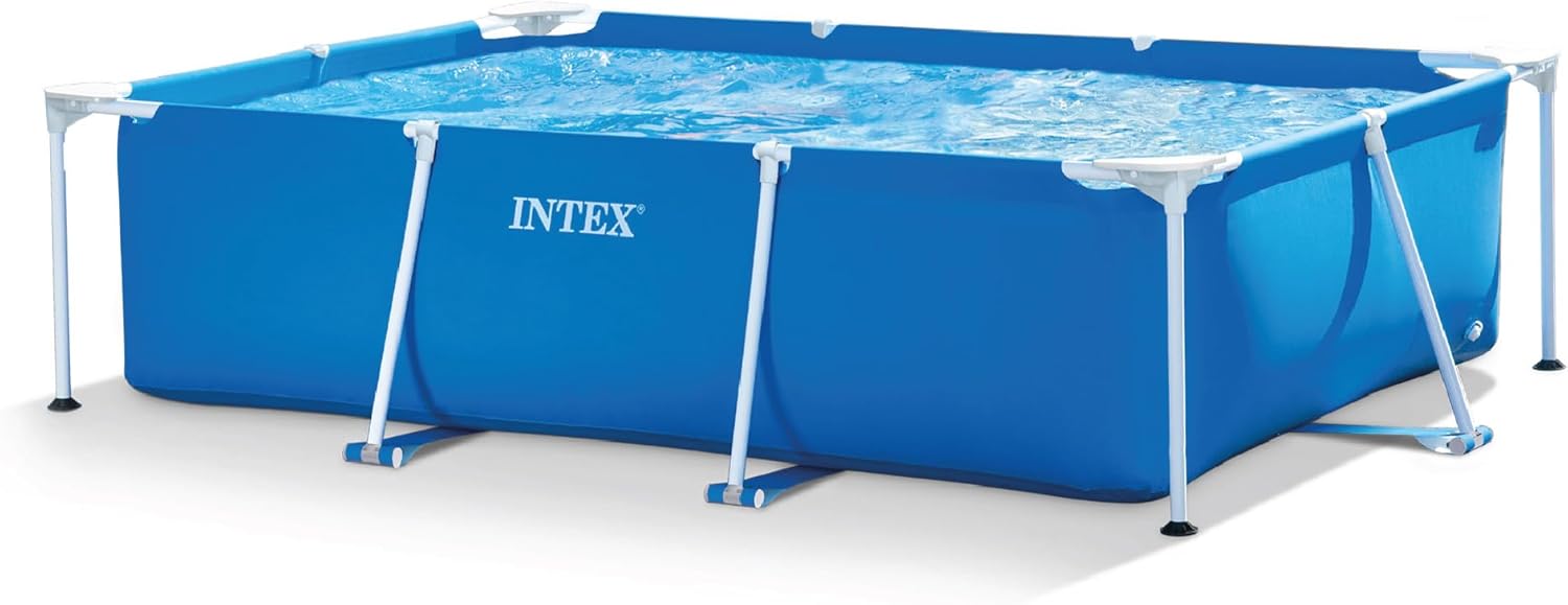 Intex 28271NP – Kleiner Rahmen-Aufstellpool 260 x 160 x 65 cm, 2.282 Liter, Blau