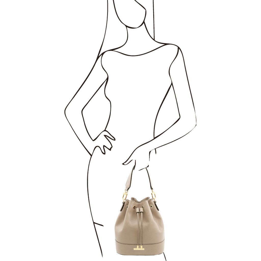 TL Bag - Leather bucket bag | TL142146