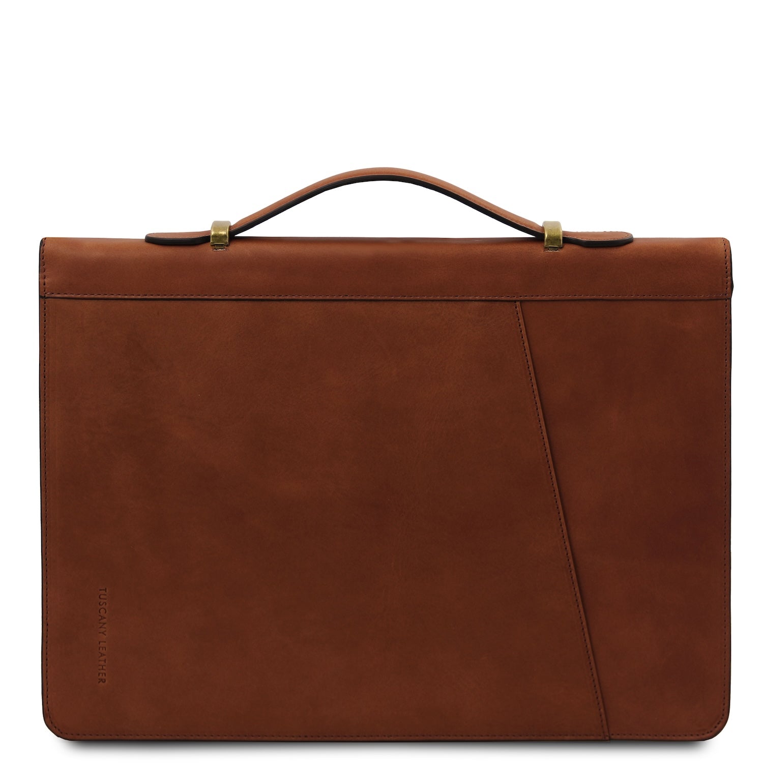 Costantino - Leather document case with handle | TL142545