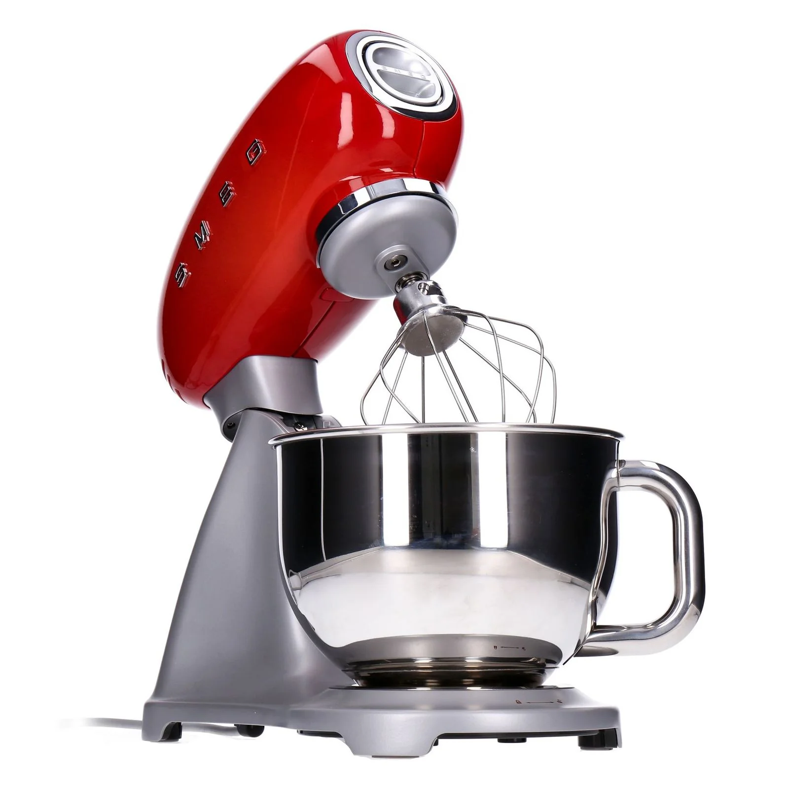 2025 Smeg SMF02RDEU Küchenroboter 800 W 4,8 l Rot im Stil der 1950er Jahre