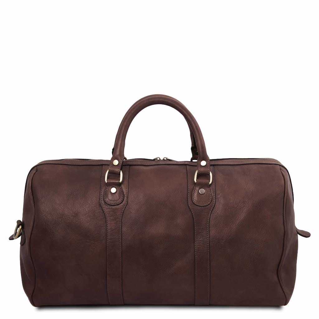 Oslo - Travel leather duffel bag - Weekender bag | TL141913