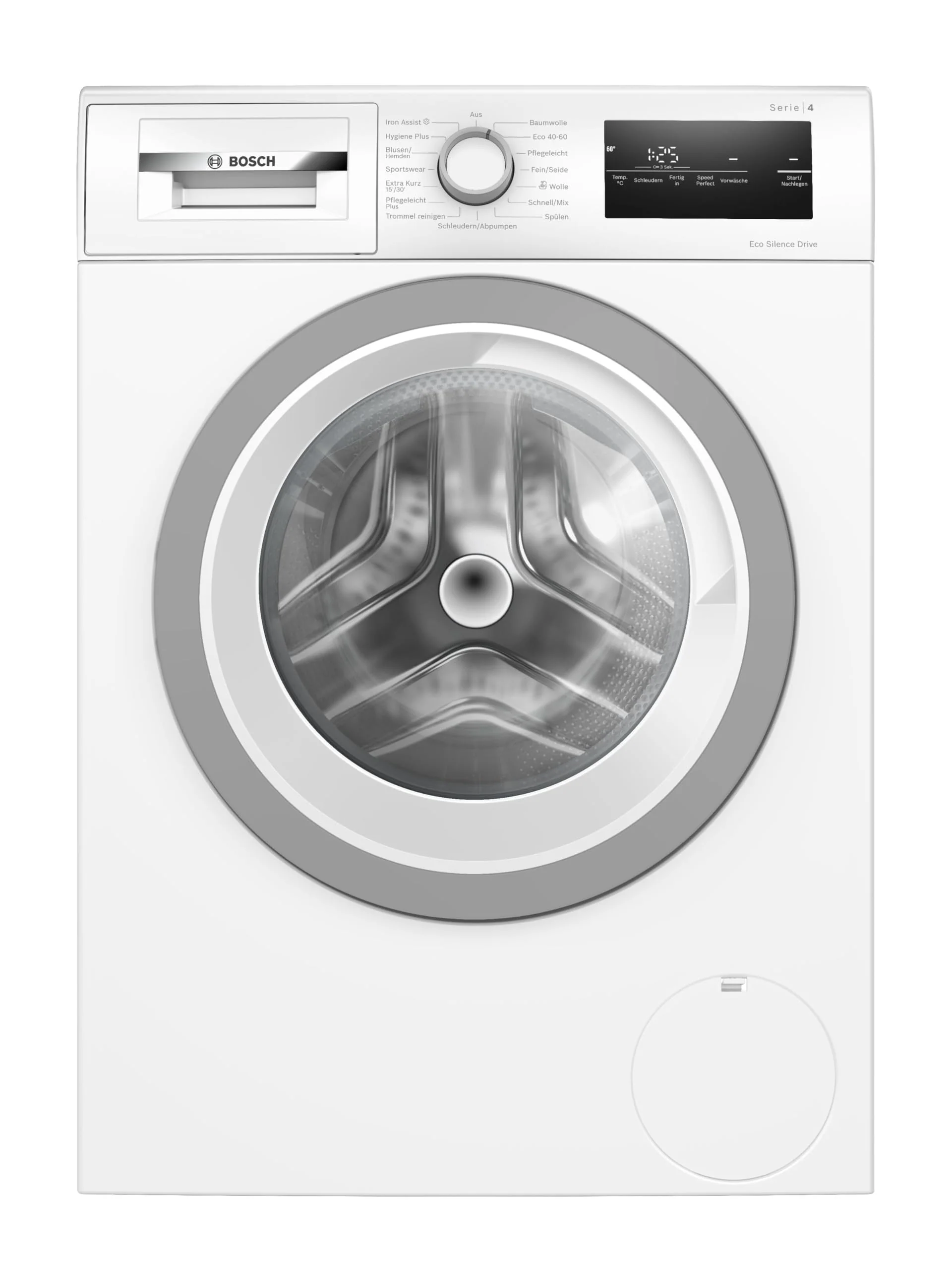 2025 Bosch WAN28127 Serie 4 vaskemaskine. Frontbetjent. 8 kg. 1400 o/min. IronAssist. Active Water Plus. EcoSilence Drive. SpeedPerfect. Hvid. 60 cm