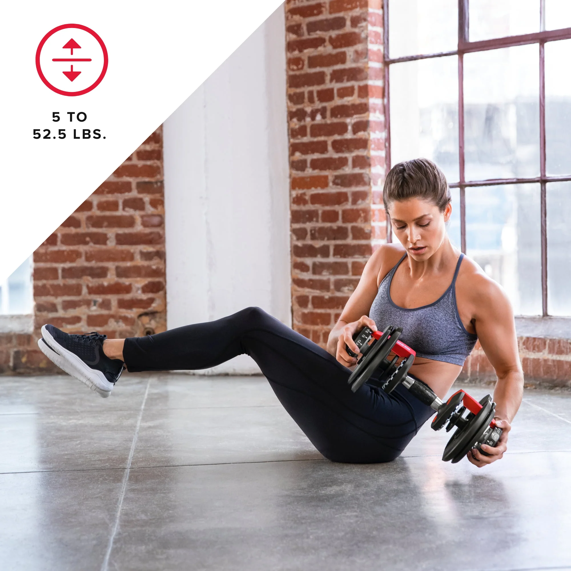 2025 Bowflex SelectTech 552 Enkelt justerbar håndvægt