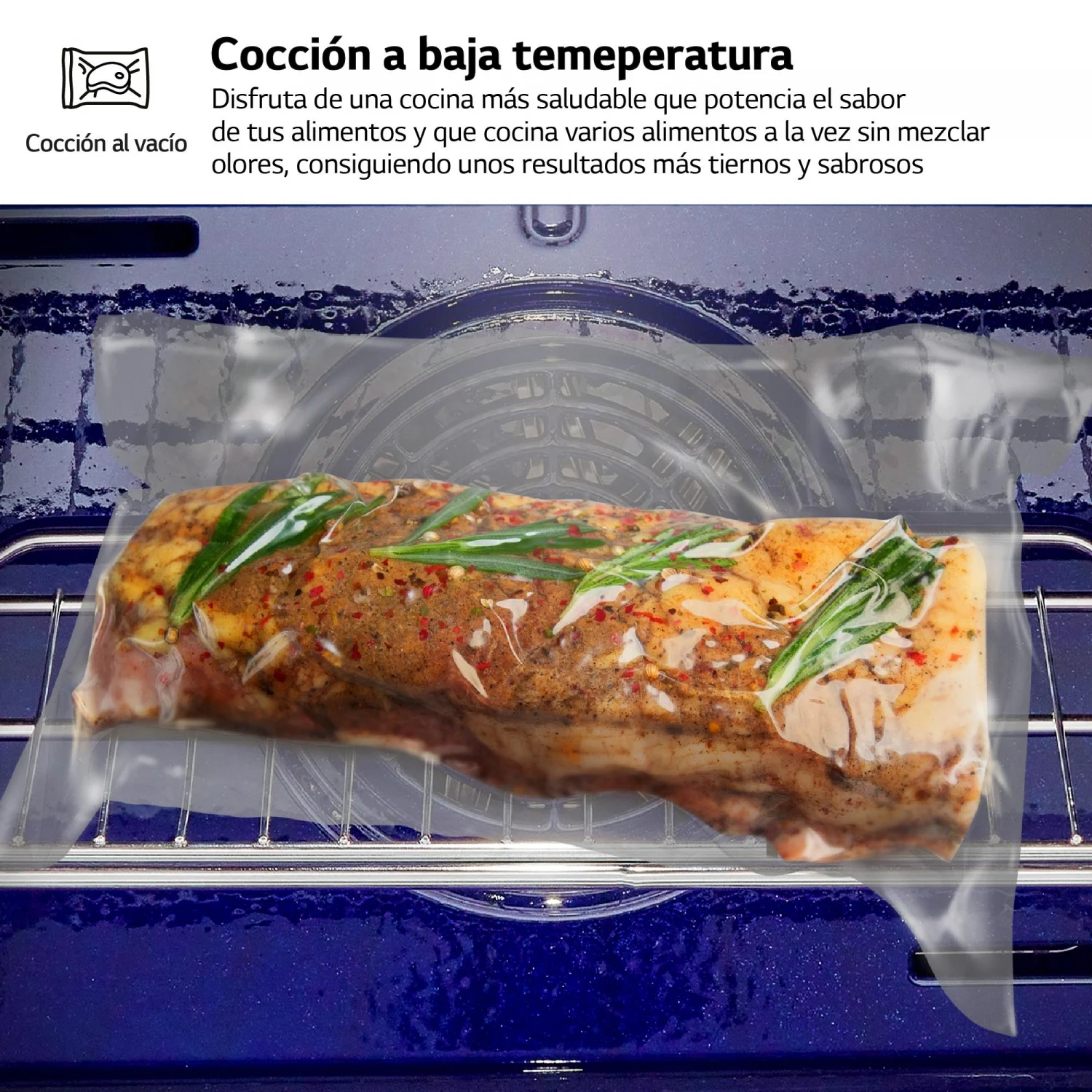 LG Pyrolyse-Backofen WSED7612S, 3,5 kW, 76 l, Klapptür, 15 Kochfunktionen, WLAN, Energieeffizienzklasse A+ – Edelstahl