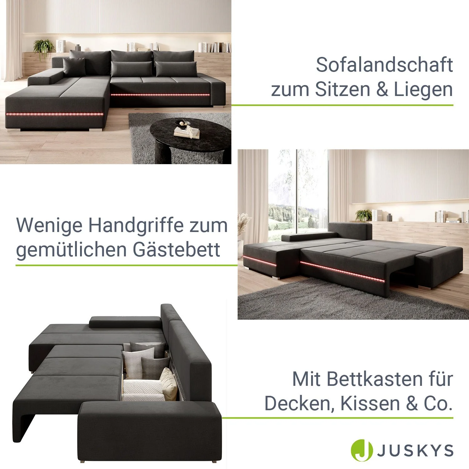 2025 Davos Sofa mit LED