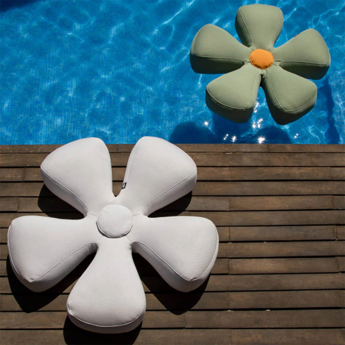 Schwimmender Blumensitz