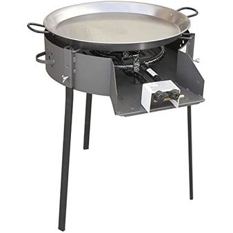 Flores Cortes – Runder Grill mit Stützen, 600 mm. Für Holz und Holzkohle.