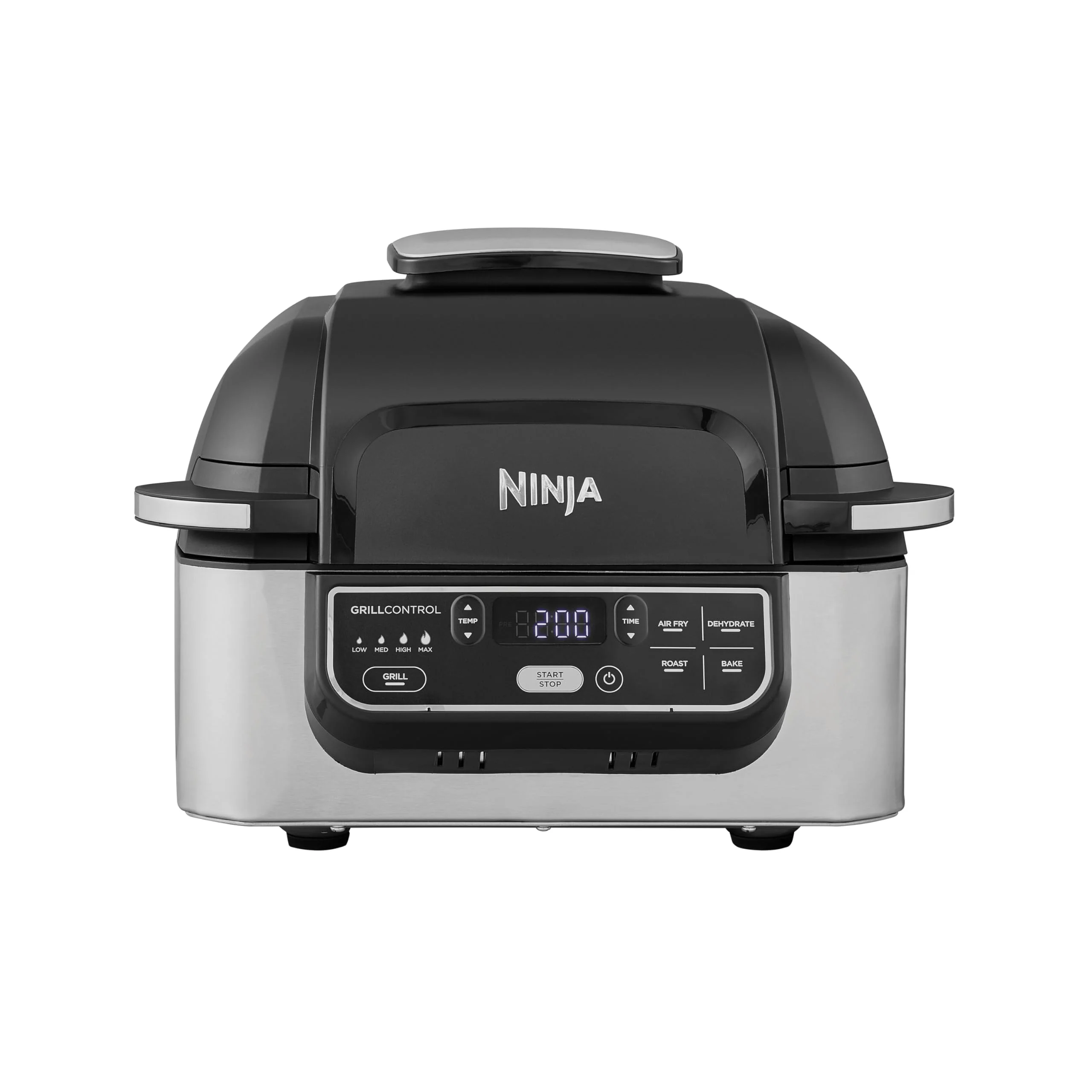 2025 Ninja Foodi Grill & Airfryer. 5,7L airfryer. Dele der tåler opvaskemaskine. 5-i-1. Sort/Sølv AG301EU