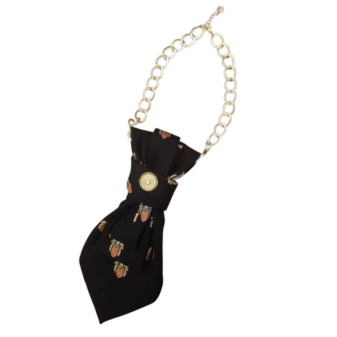 Blu Araldico 4-in-1 Jeweled Tie