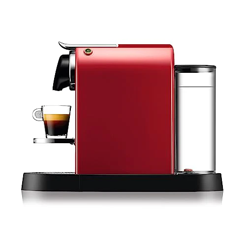 Machine à café à capsules Krups Nespresso Pixie (nouveau design 2025) | Espresso et Lungo | Style industriel | Faible consommation d'énergie | Arrêt automatique | Plateau réglable | Capsules recyclables | Modèle XN306T