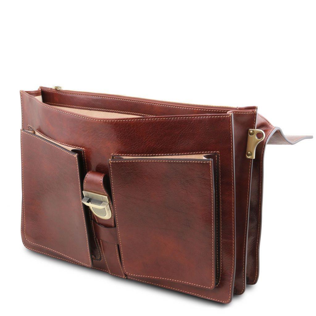 Assisi - Leather briefcase 3 compartments | TL141825