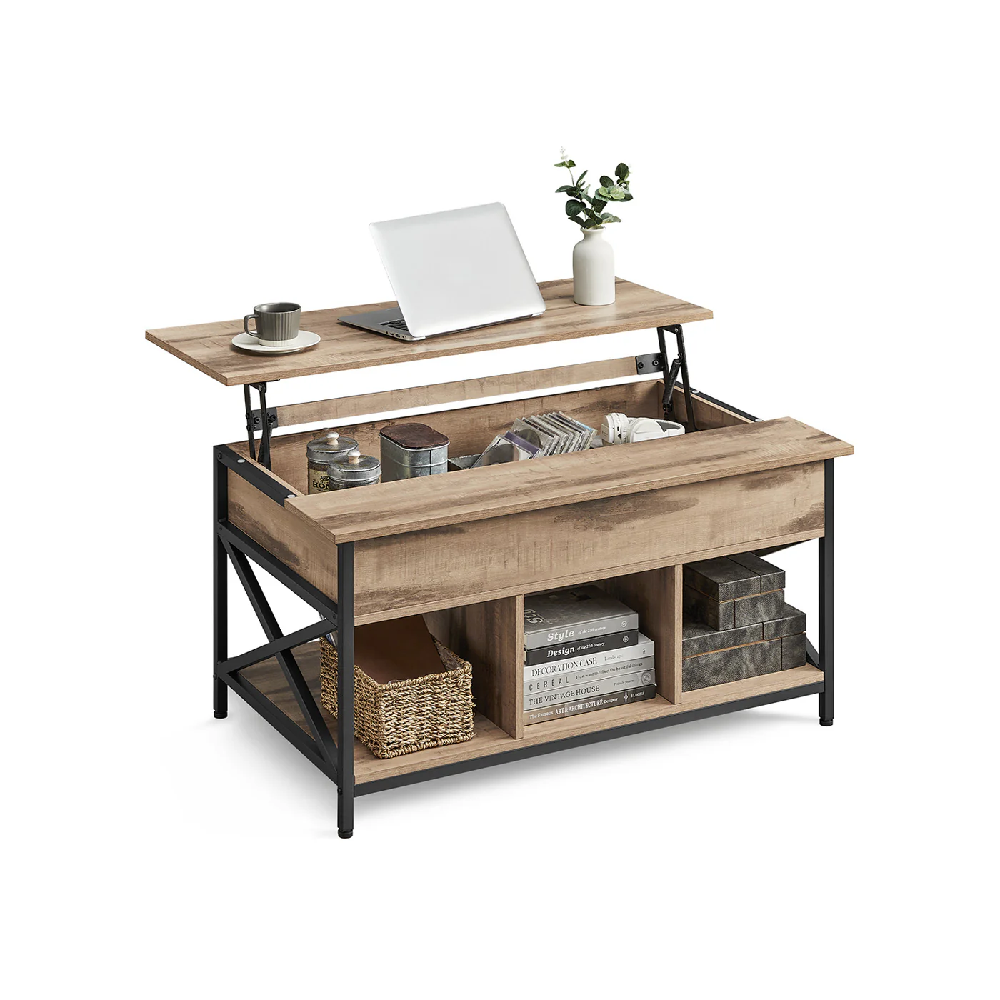 Sofabord med løfteplade