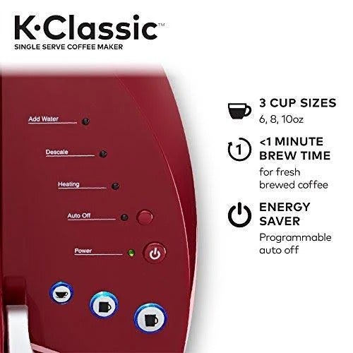 Keurig K-Classic Kaffeemaschine für eine Tasse – Rhabarber