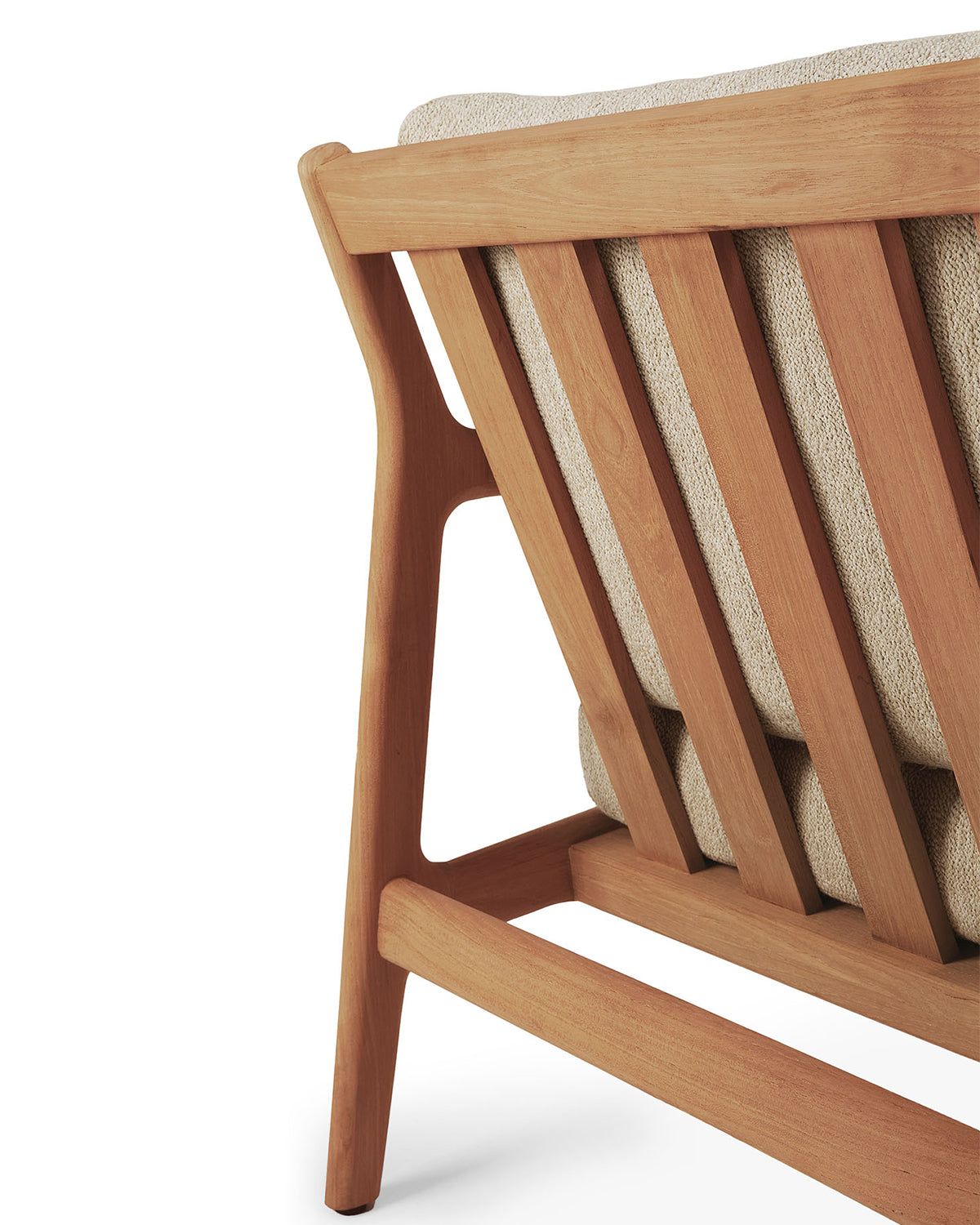 Sofá de exterior Jack de 2 plazas - Teca con acabado natural