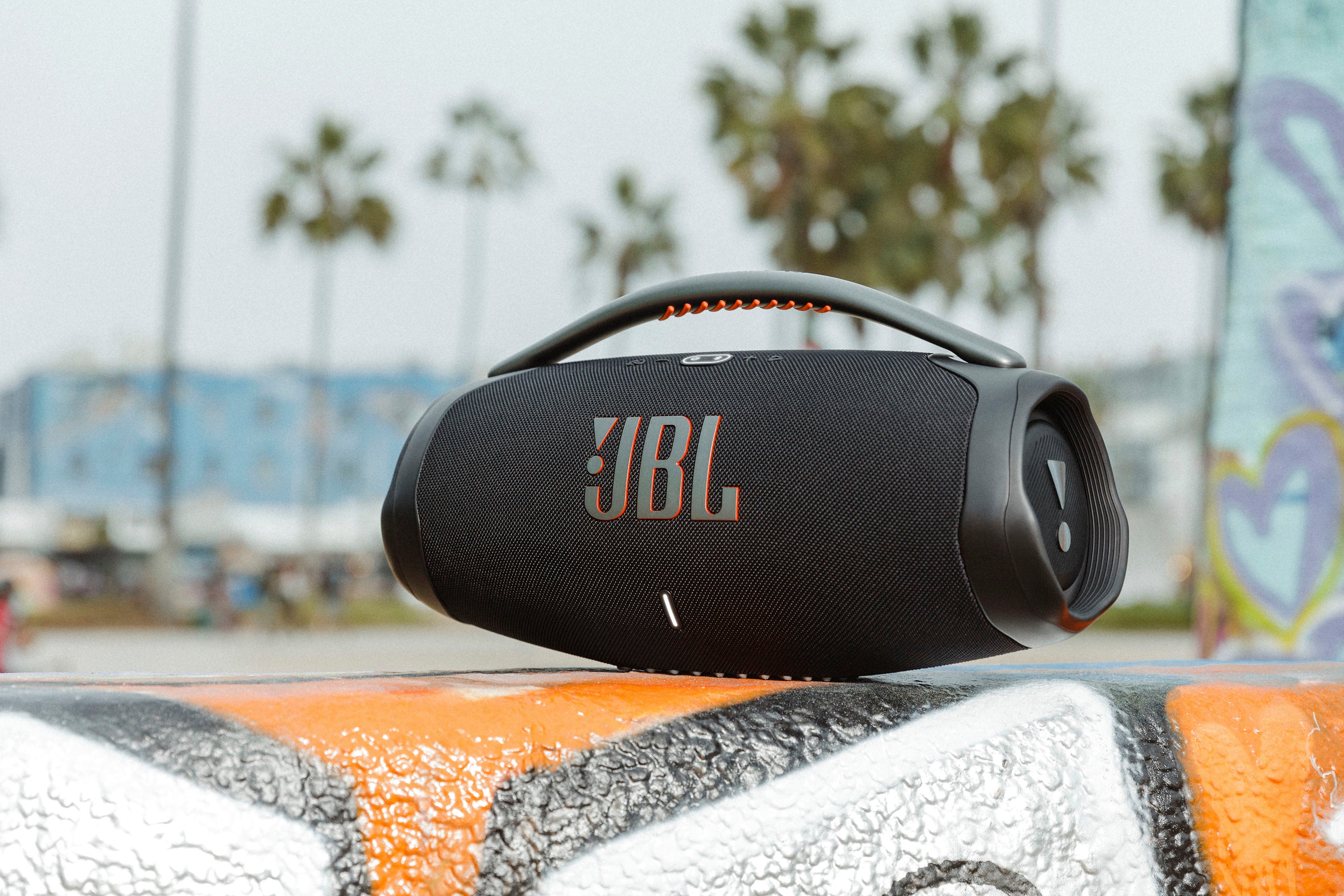JBL Boombox3 Tragbarer Bluetooth-Lautsprecher – Schwarz