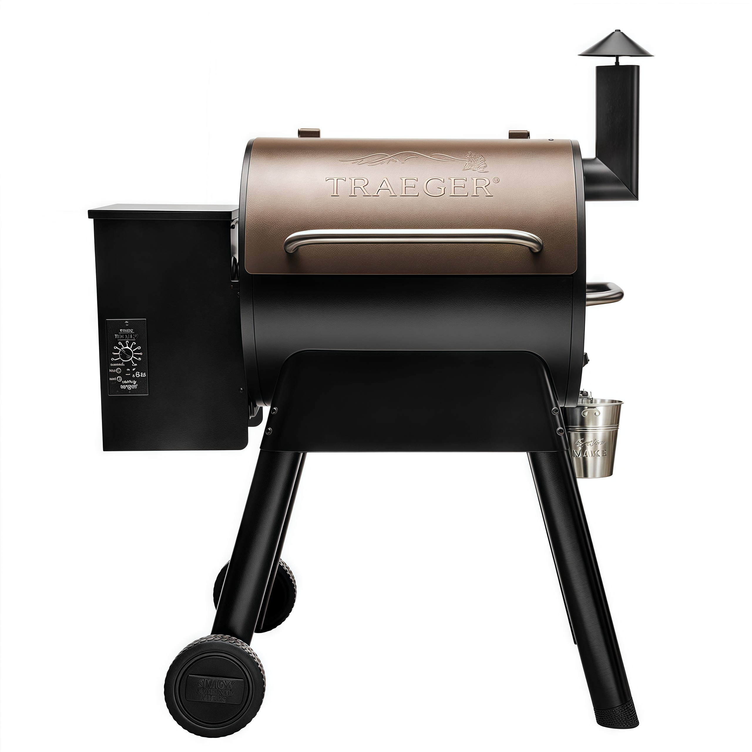 Traeger Pro 22 elektrisk træpillegrill og ryger, bronze